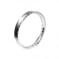 Kawasaki, Suzuki Mini Bike Front Rim - 1.40" x 14" - Silver